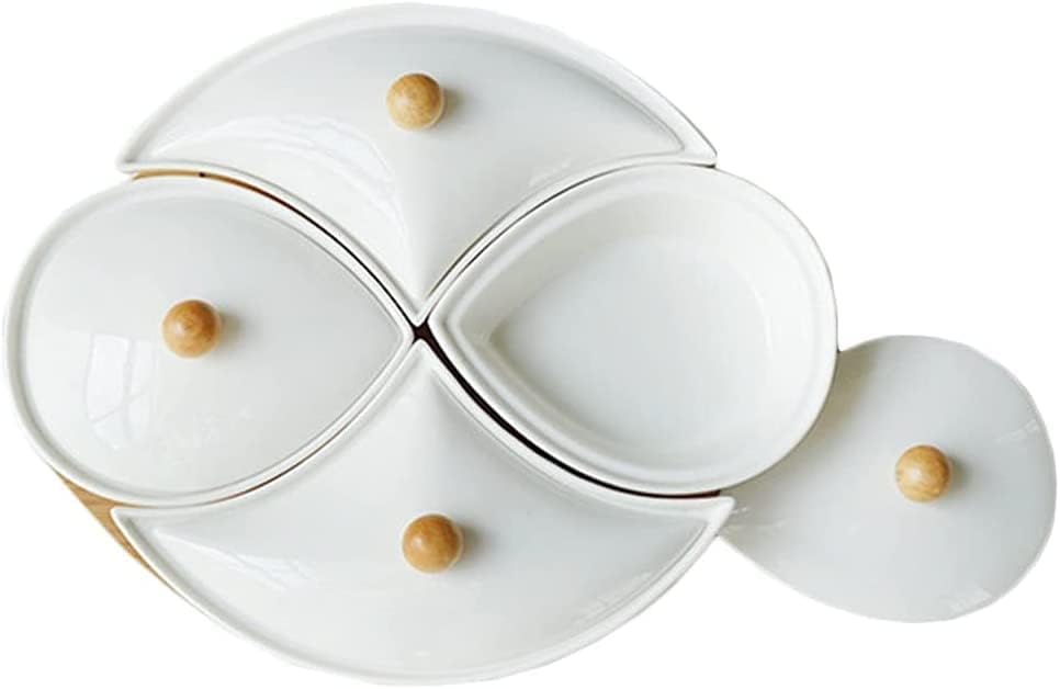 Wedding Parties Decoration Dry Fruits Serving Trays Nut Serving Platter Dry Fruit Tray with Lid Snack Serving Tray Appetizer Serving Tray Tapas Trays