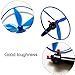 SLJianLu 4 Pcs Flying Saucer Toy Propeller Flying Saucer Educational Flying Boomerang Spinner with Launcher for Kids Indoor Outdoor Games (Random Colors)