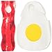 Bacon & Egg Couple’s Halloween Costume - Unisex One-Size Breakfast Food Cosplay