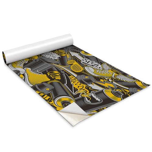 Vinilo autoadhesivo de alta densidad con acabado mate texturizado spray 2