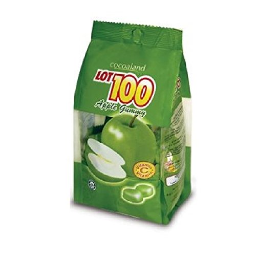 Cocoaland Lot 100 Gummy 320g (Apple, 3 Packs) miniatura 1