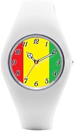 TimetoShine Womens Wrist Watch Rasta Color Rasta Fashion Womens Wrist Watches