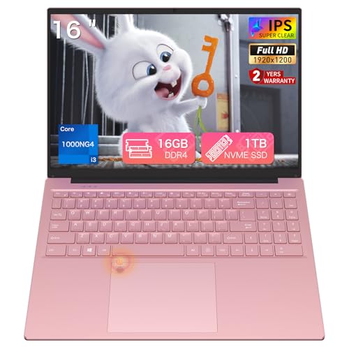 Auusda 16' FHD Traditional Laptop Computers, i3 Processor 16GB RAM 1TB SSD, WiFi 6 Bluetooth 5.3,...