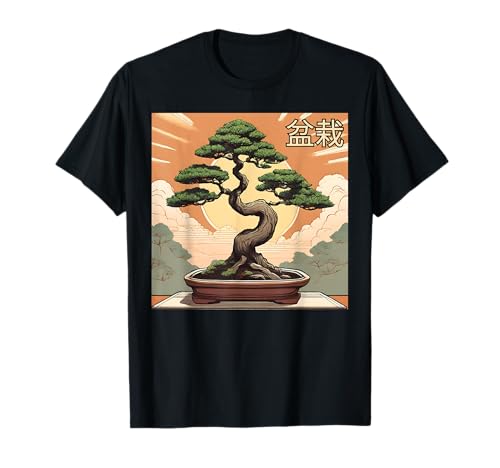 Árbol bonsái Arte japonés y amante de las plantas de vacaciones en Japón Camiseta