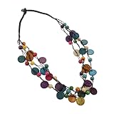Collar de estilo bohemio retro, hecho de un material que se puede reutilizar una y otra vez, collar bohemio