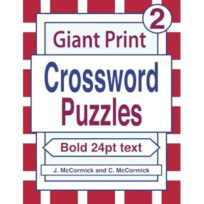 Giant Print Crossword Puzzles Volume 2