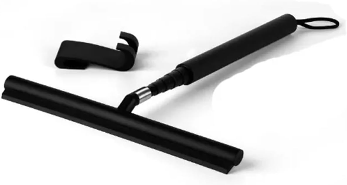 Telescopic Shower Squeegee Cleaner for Glass Door Wiper Scraper with Long Holder Bathroom Mirror Wiper Scraper Glass Cleaning