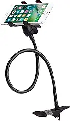 Suporte Articulado de Mesa para Celular 50cm com Clipe 360°