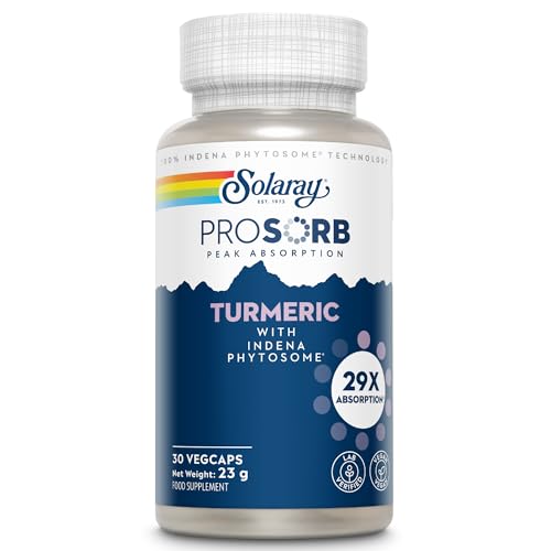 Solaray Curcumin Meriva Phytosome 500mg 30 Veg Capsules Sustained Release