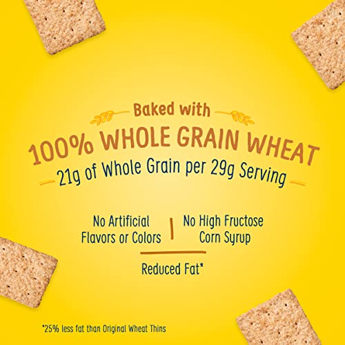 Wheat Thins Reduced Fat Whole Grain Wheat Crackers, 8 Oz, 1Count #TOP2