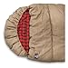 Guide Gear Canvas Hunter Sleeping Bag 0-Degree Fleece Lined Hooded for Adults Warm Winter Cold Weather Lightweight Portable for Camping, Backpacking, Hiking, Outdoors