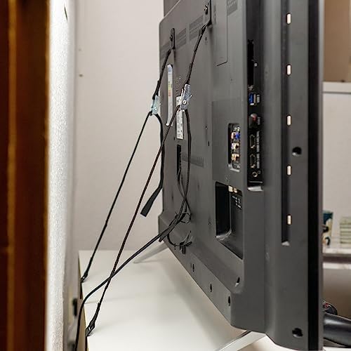 Zabezpieczenie przed wywróceniem się telewizora, półki i szafki, opakowanie 2 szt. do przykręcenia, łatwe do aktywacji/dezaktywacji, dla małych dzieci i zwierząt domowych, w zestawie kołki i śruby