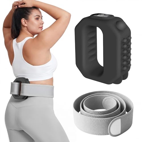 AddWin R10 Fascia Ring Massager, Multifunctional Full-Body Massage Gun, Hands-Free Electric Massager, Ergonomic Design with Waist Belt, Adjustable Massage Modes, 3 Modes & 6 Intensities