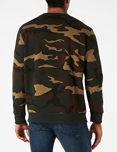 Alpha Industries Basic Sweater Camo Sweatshirt für Herren Wdl Camo 65 – Ansicht 3