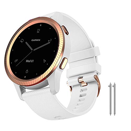 NotoCity Bracelet Vivoactive 4S, remplacement de silicone souple pour bracelet de montre de 18 mm pour montre intelligente Garmin Vivoactive 4S (40 mm),...