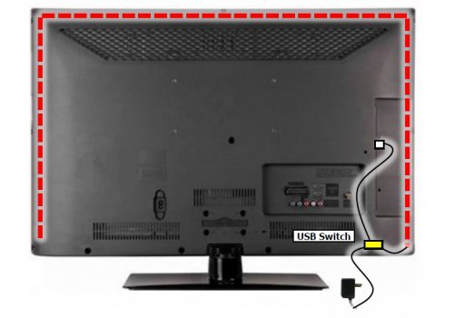 Inspired LED Universal TV Backlight Kit for up to 72