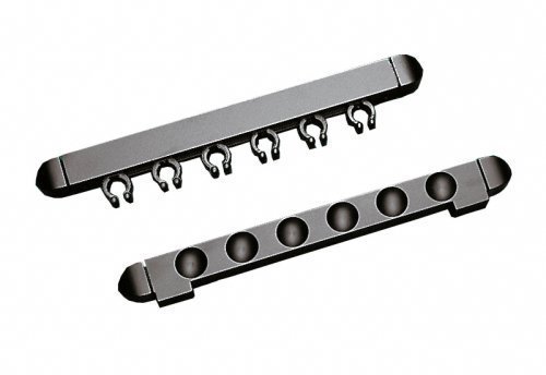  Support mural de style antique noir 6 queues