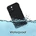 OtterBox FRĒ Series Waterproof Case with MagSafe (Designed by LifeProof) for iPhone 14 Plus - Black
