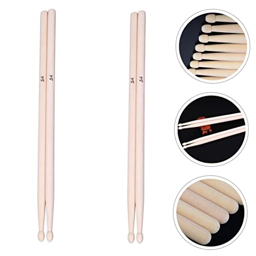Baquetas Junior para batería de madera de arce 41 cm beige miniatura 3