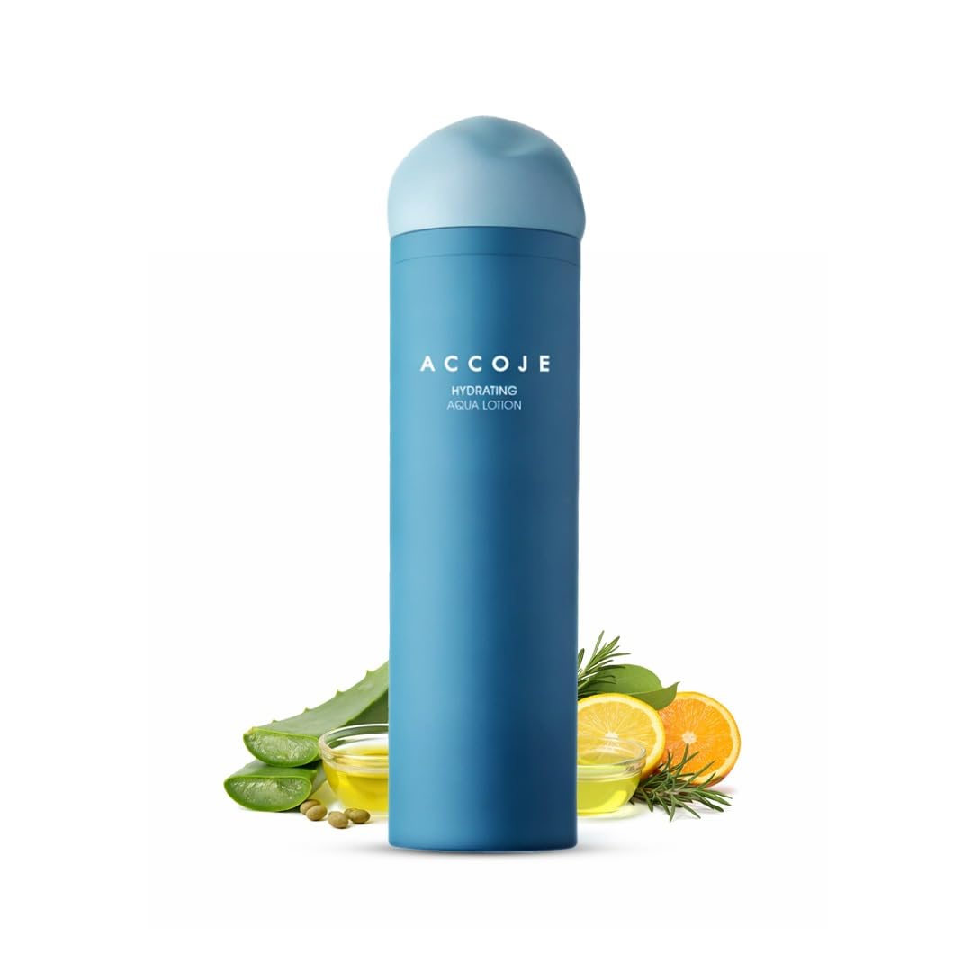 ACCOJE Hydrating Aqua Lotion | Lightweight Moisturizing Face Lotion with Jeju Black Radish & Hyaluronic Acid | Deep Hydration & Skin Barrier Care | Korean Skincare Moisturizer | 130 ml-picture-55
