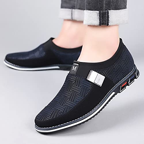 Image of Veslesth Men Casual Shoes Sneakers Loafers Comfort Walking Shoes Fashion Driving Shoes Luxury Leather Shoes for Male Business Work Office Dress Outdoor