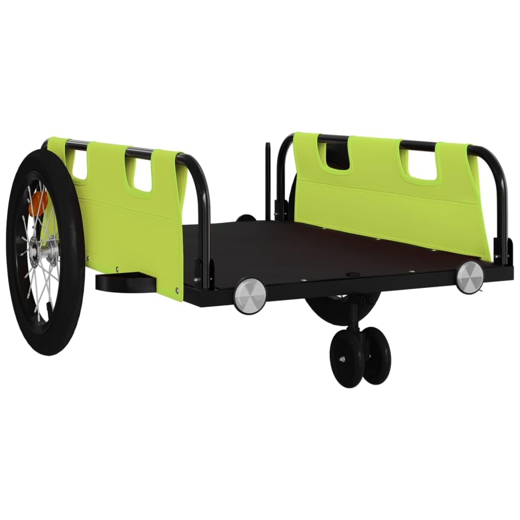 Fahrradanhänger Transportanhänger für Lasten mit Oxford-Gewebe und robustem Eisenrahmen, Anhänger für Fahrräder zur Gepäckbeförderung 122 x 53 x 33 cm
