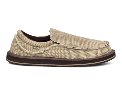 Image of Sanuk Mens Chiba Loafers for Men | Mens Shoes | Slip On Shoes for Men | Men's Slip-on Loafers | Comfort Foam Footbed