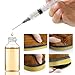 10ml Glue Applicator Syringe with 14G 16G 18G Blunt Tip Needle and Cap, Suitable for Ink, Epoxy, Woodworking, Craft, Liquid Dispensing