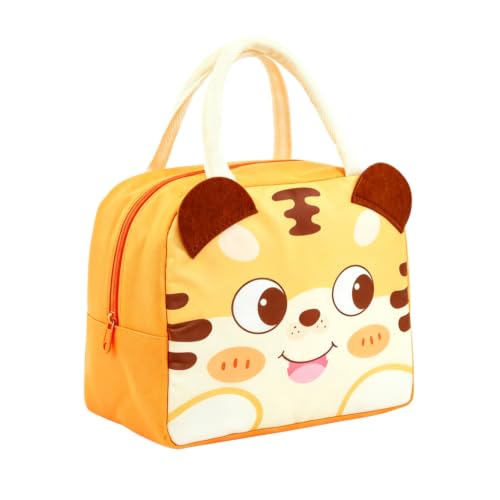 Image of Zibuyu Insulated Lunch Bag for Kids Girls & Boys, 4L Tiger Tiffin Bag