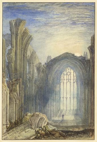 Toile Abbaye de Melrose par Turner - Tableau 60x90cm