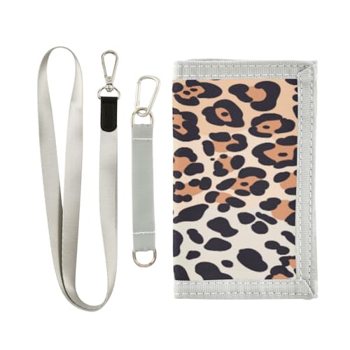 Portafogli per bambini per ragazzi e ragazze con stampa di giaguaro animale portafoglio novità per Multicolore Taglia unica Casual pelle