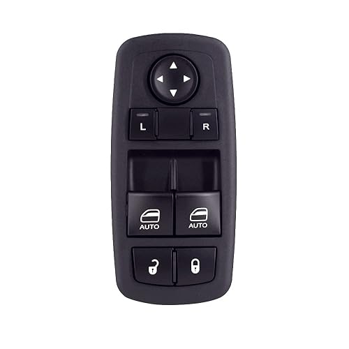 Interruptor maestro de elevalunas eléctrico delantero izquierdo lado del conductor se adapta a Dodge Challenger 2015-2022 68183752AB 68183752AC