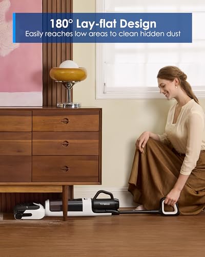 Image of Tineco Floor One Switch S6 Stretch Breeze Wet Dry Vacuum Cleaners, Floor Cleaner Mop 2-in-1 Cordless Vacuum for Multi-Surface, 20kPa Suction, Anti-Tangle Design, Flashdry Self-Cleaning, 180 Lay-Flat