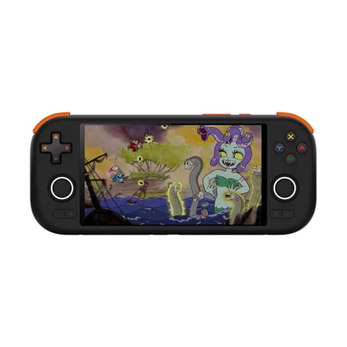 Image of Air X Android Handheld Game Console, 5.5 inch IPS Touchscreen Retro Gaming Console, Snapdragon 662, 4GB RAM 64GB eMMC, RGB Hall Joysticks & Triggers, Active Cooling, 5000mAh Battery [Black]