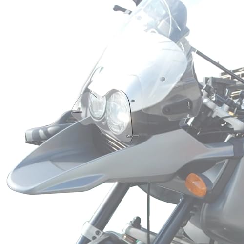 Grille de phare de moto grise pour les pistes tout-terrain en R1150GS ADV