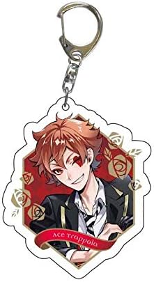 Amazon Co Jp Wsoudmad ツイステッドワンダーランド キーホルダー アクリル キーチェーン バッグ 携帯 ペンダント ツイステ Twst エース トラッポラ 鍵 飾り アニメ キャラクター 萌えグッズ ストラップ 日常 コスチューム 小道具 おしゃれ かわいい 軽量 プレゼント