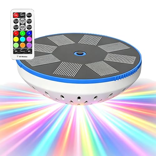 Luces de piscina flotantes LED solares con colores cambiantes decorativas
