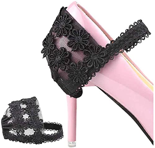 JOIZPAPA 1 Pair High Heels Anti-Loose Shoelace Belts Lace Elastic High Heel Shoe Straps