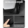 BASENOR 2024-2020 Tesla Model Y Mud Flaps Splash Guards Vehicle Sediment Protection No Drilling No Tape Mudflaps Tire Protector Mudflaps All Weather Tesla Exterior Accessories (Set of 4)