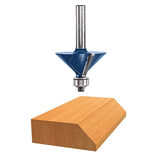 Image of BOSCH RBS006 6-Piece 1 /4 in. Shank Carbide-Tipped Multi-Purpose Router Bits Assorted Set with Included Storage Case for Applications in Straight, Trimming, Decorative Edging, Dovetail Joinery