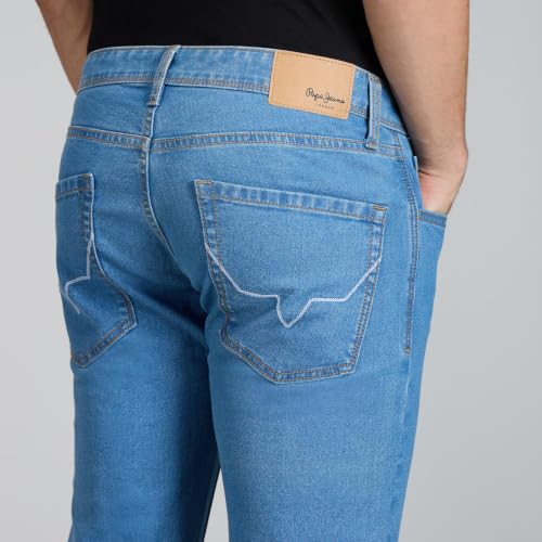 Image of Pepe Jeans Men's Jeans | Slim Fit | Mid Rise | Stretchable