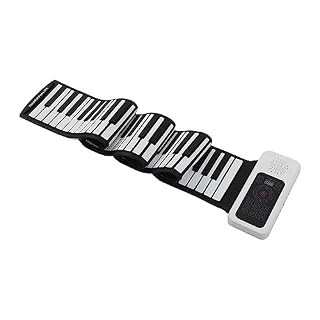 Mrisata 88 Touches Rouleau Piano électrique Main Rouleau Piano Clavier Piano 88 Touches Rouleau Piano Silicone Abs Pliable électrique Main Rouleaux Piano Clavier Plus épais 128 - Les Beatles, Paul McCartney, John Lennon, RIngo Starr, George Harrison