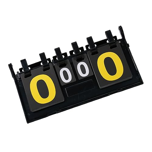 VICASKY Portable Flip Scoreboard for Sports Reusable Scorekeeper for Basketball Soccer Tennis Durable Material Easy to Use Numbers for All Events