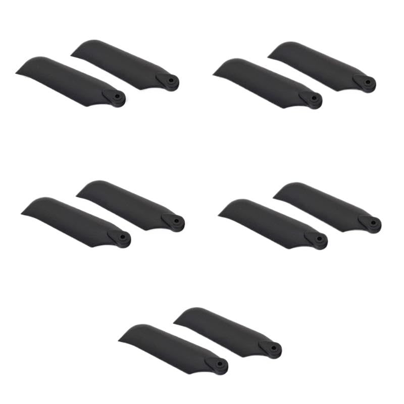 for Helicopter Tail Rotor Blades, Suitable for Trex-500 Helicopter 2-Blade 5 Pairs