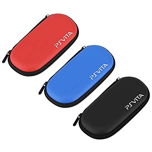 ELIATER Playstation Vita Carring Case Portable Travel Pouch Cover Zipper Bag Compatible for Sony PSVita 1000 2000 Game Console (Red) - Thumbnail 6