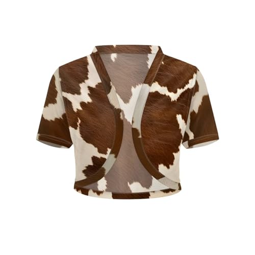 Image of Womens Short Sleeve Bolero Shrug Open Front Knit Cropped Cardigan Shoulder Cover for Dress Cute Casual Knit Cover Up