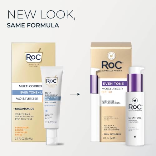 RoC Niacinamide Daily Face Moisturizer SPF 30, 5 in 1 Even Tone + Lift - image 2