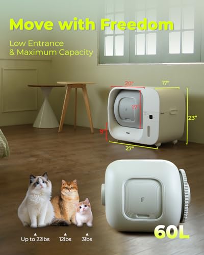 Image of Furbulous True Odor-Free Self Cleaning and Self-Packing Cat Litter Box