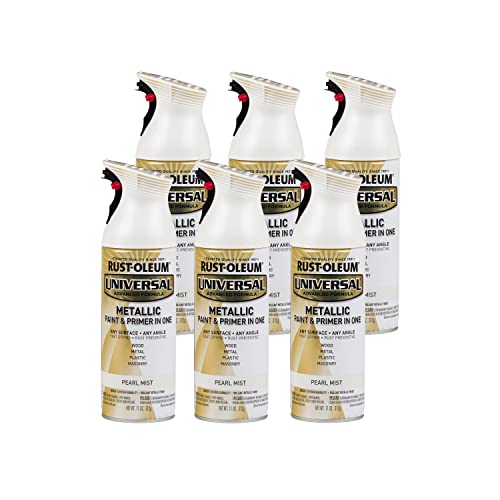 Image of Rust-Oleum Universal All Surface Metallic Mist Spray Paint, Pearl Mist