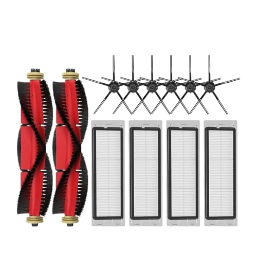 Xiaom�ƌ݊�������ARoborock�ƌ݊�������AS5 S50 S51 S55 S6 S60 S6�����ȑ|���@�A�N�Z�T���[�t�B���^�[���b�v�N���X�T�C�h���C���u���V�X�y�A�p�[�c(12pcs Gold)